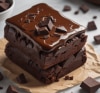 No Bake Chocolate Brownie